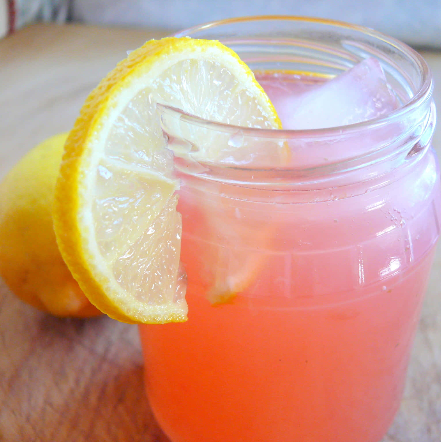 Download Refreshing Glass Of Pink Lemonade Wallpaper Wallpapers Com