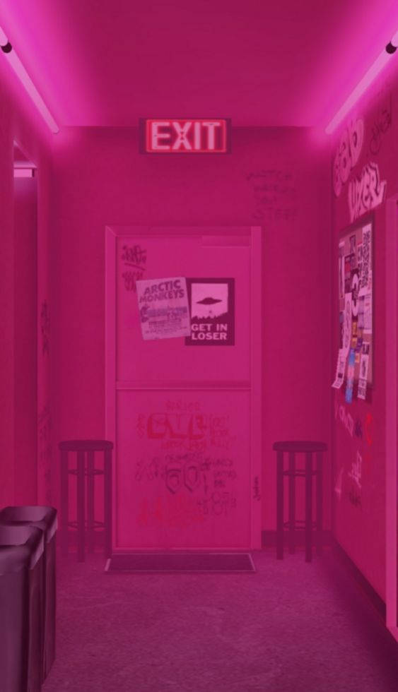 Download Pink Neon Aesthetic Wallpaper | Wallpapers.com