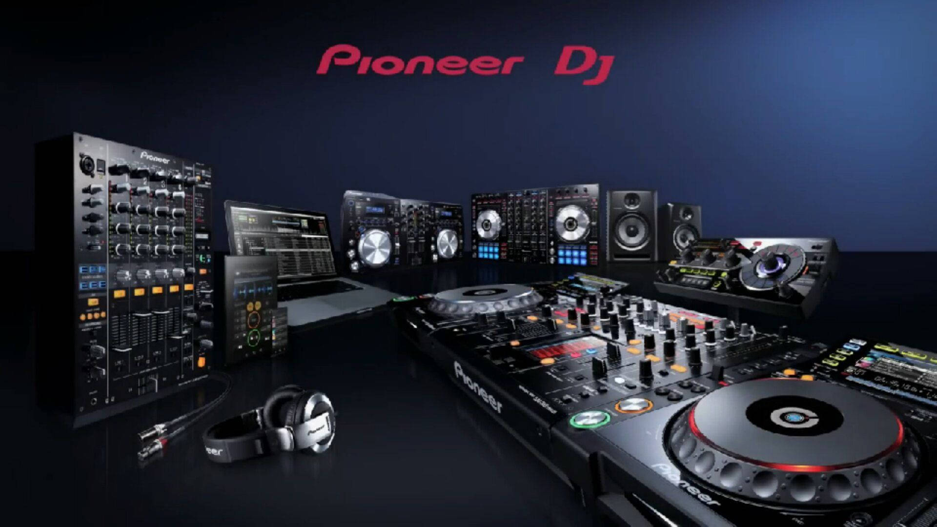 Pioneer Dj Mixer Equipment Background