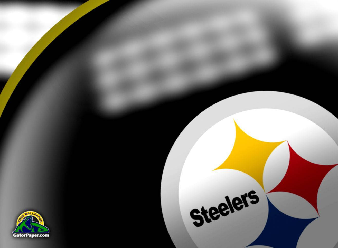 Pittsburgh Steelers Logo Macro Art Background