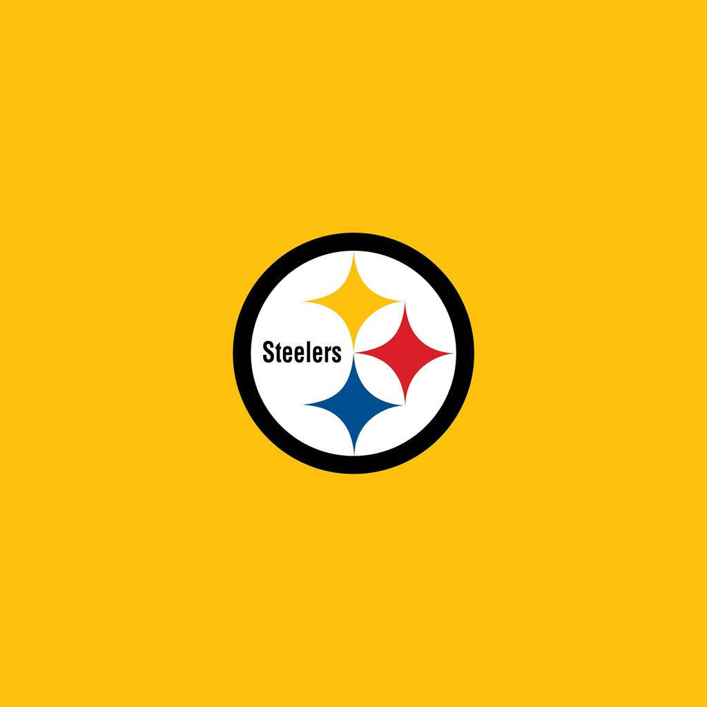 Pittsburgh Steelers Yellow Logo Vector Background