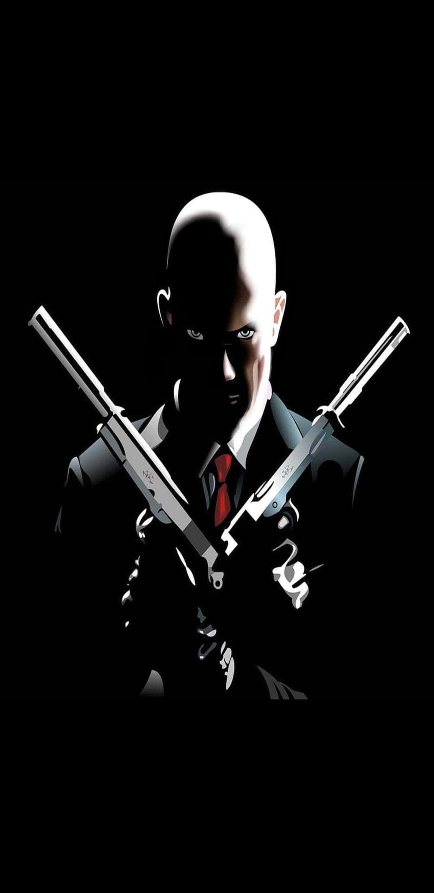 Download Pixel 3xl Hitman Background | Wallpapers.com