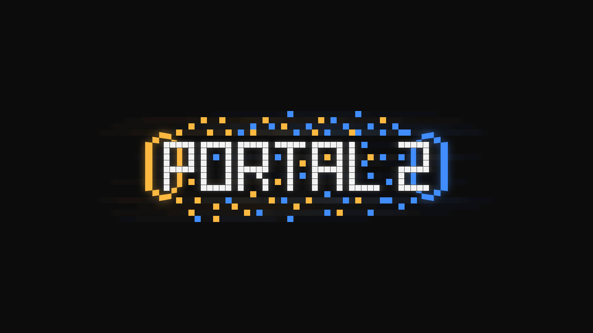 Pixilated Dots Portal 2 Background