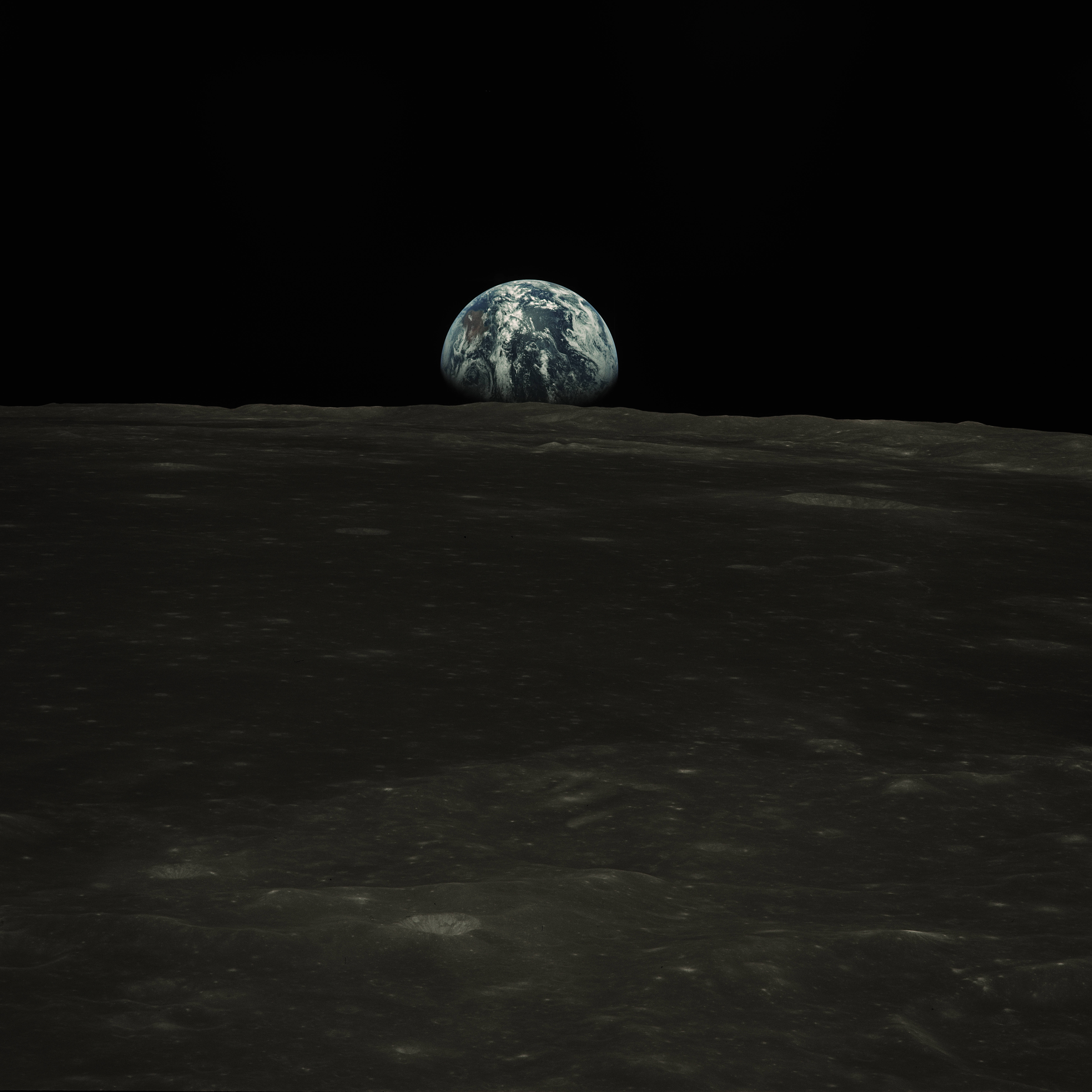 Planet Earthrise Background