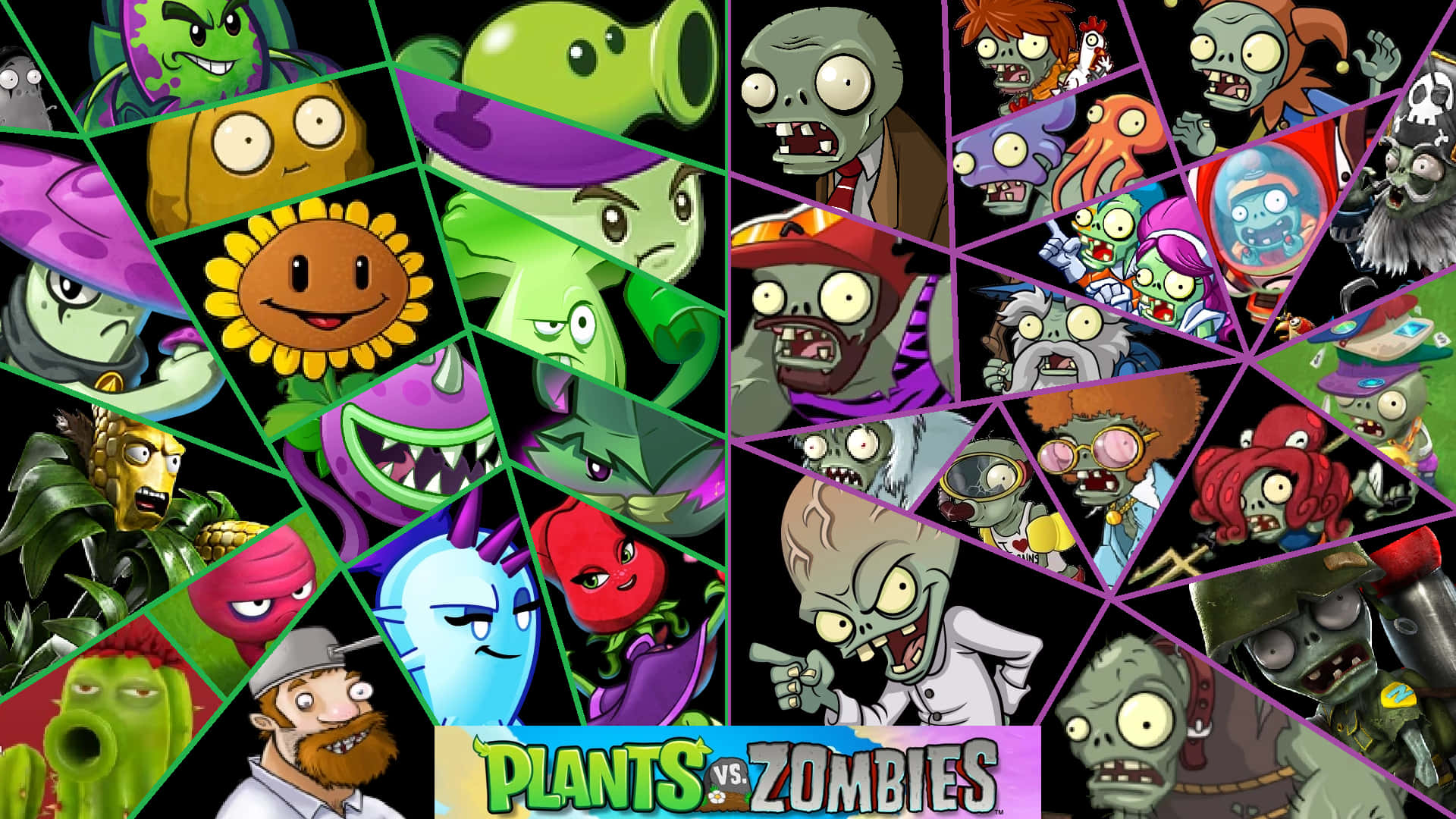 Download An Epic Battle Between Plants And Zombies