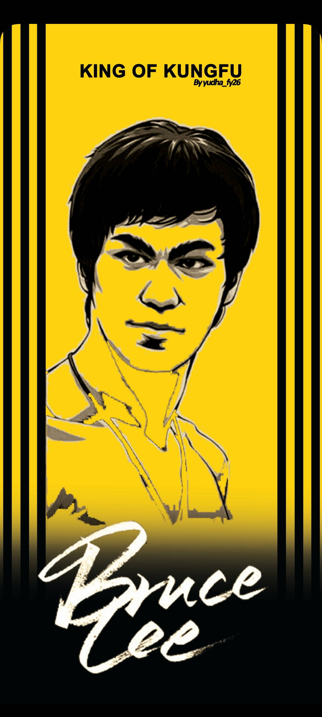 Download Poco X2 Bruce Lee Art Wallpaper 