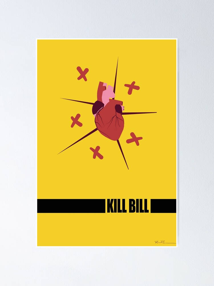 Downloaden Poster „kill Bill Heart“ | Wallpapers.com