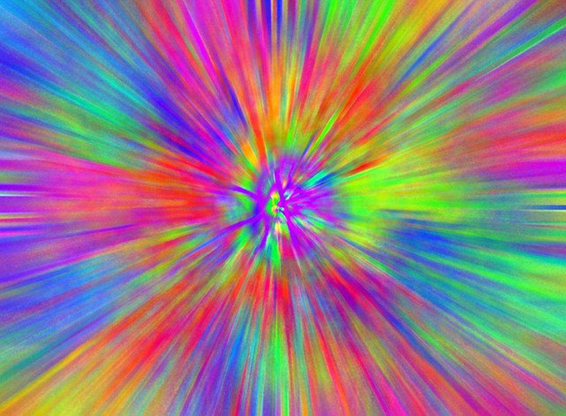Precise Colours Of A Tie Dye Background