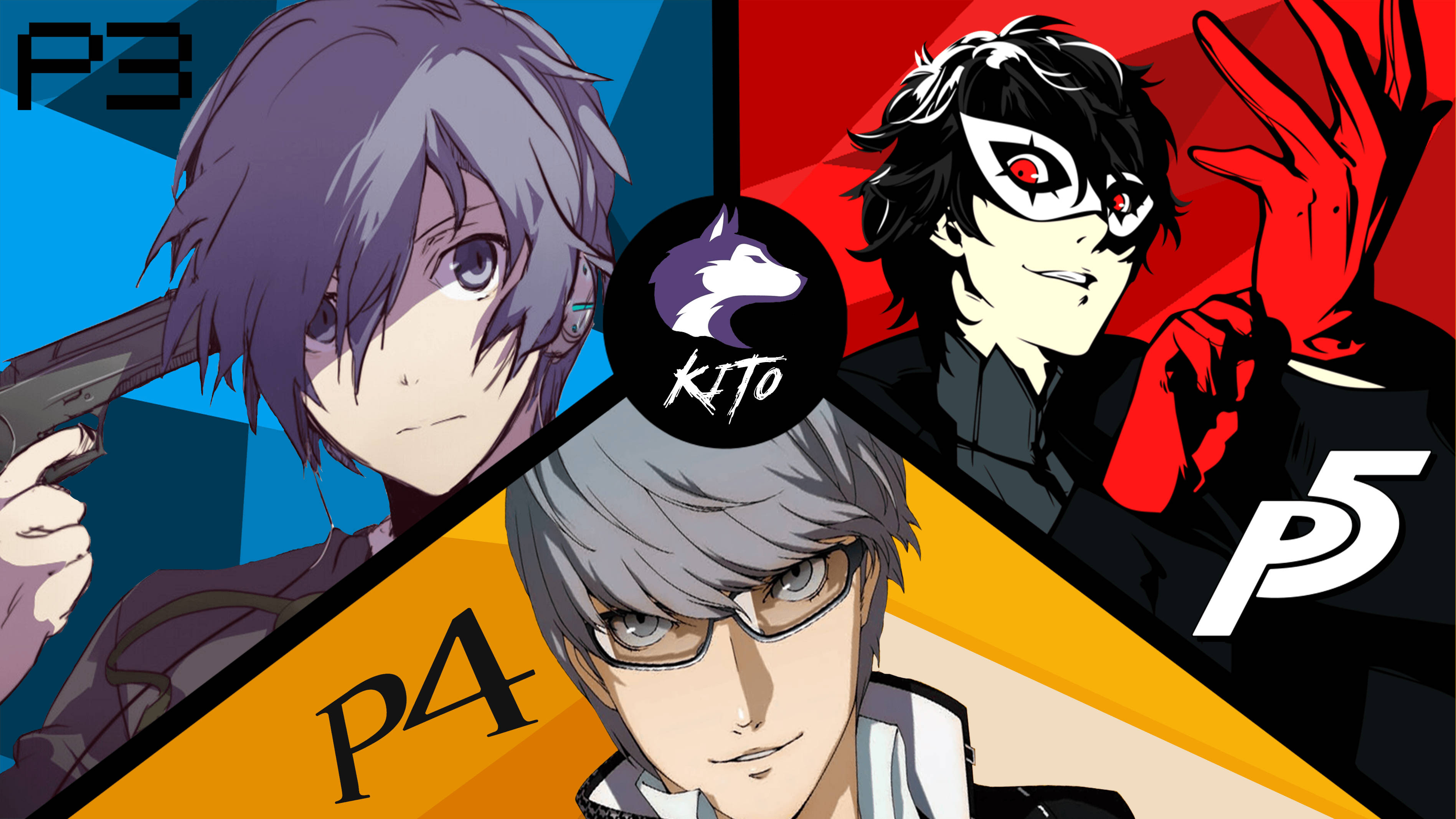 Protagonists Persona 3, 4 And 5 Background