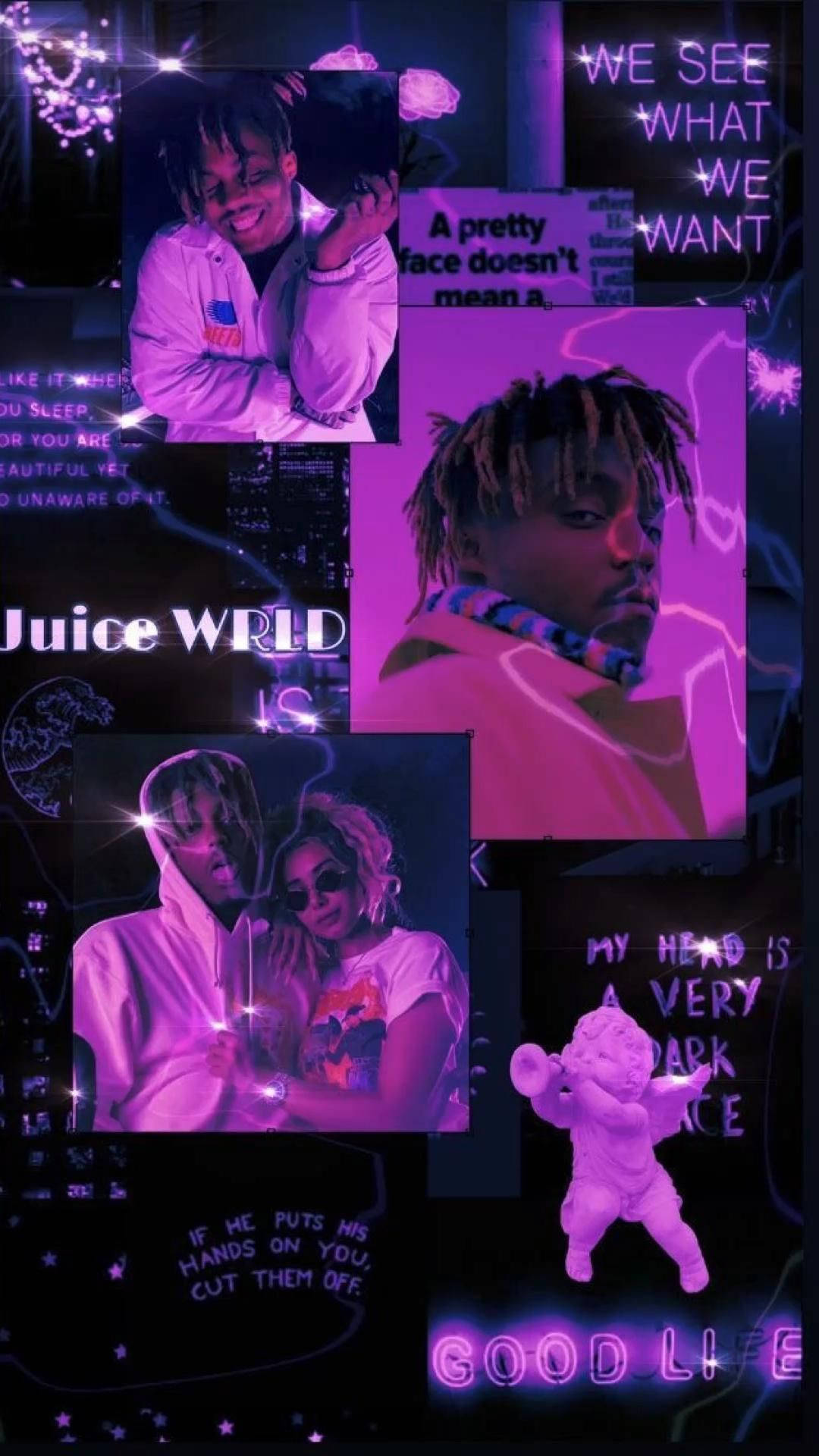 Download Purple Aesthetic Juice Wrld Phone Wallpaper 3114