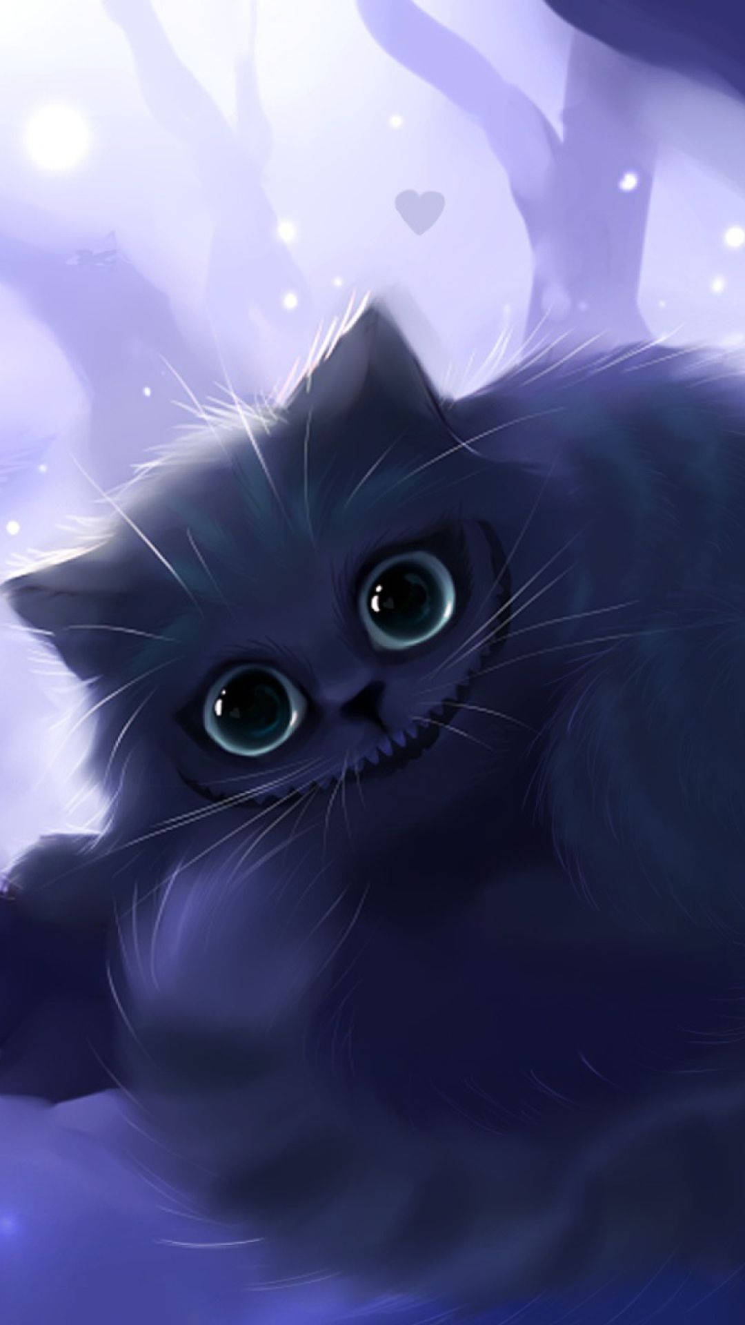 Purple Cheshire Cat Background