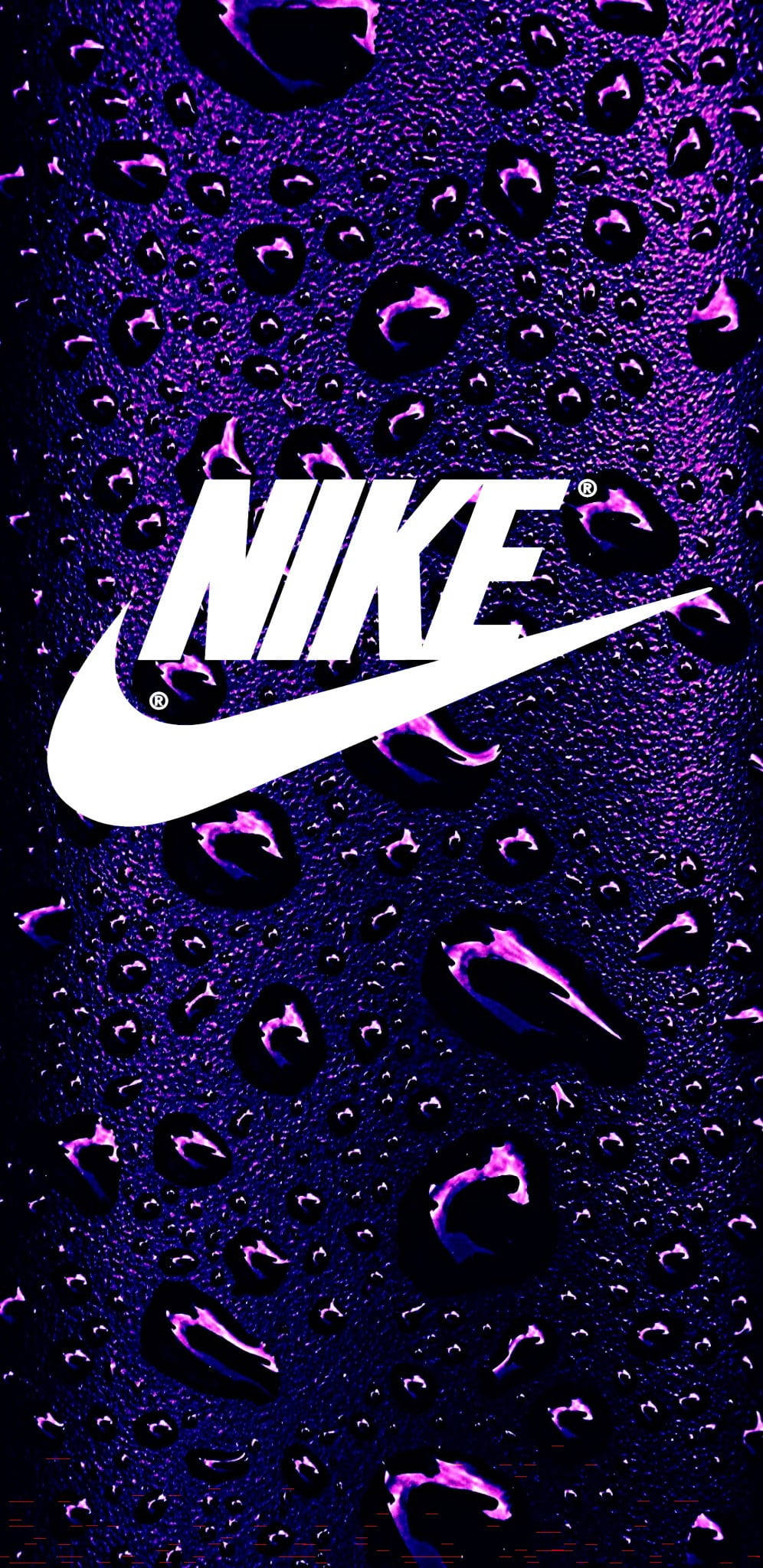 Download Purple Droplets Nike Iphone Background Wallpaper ...