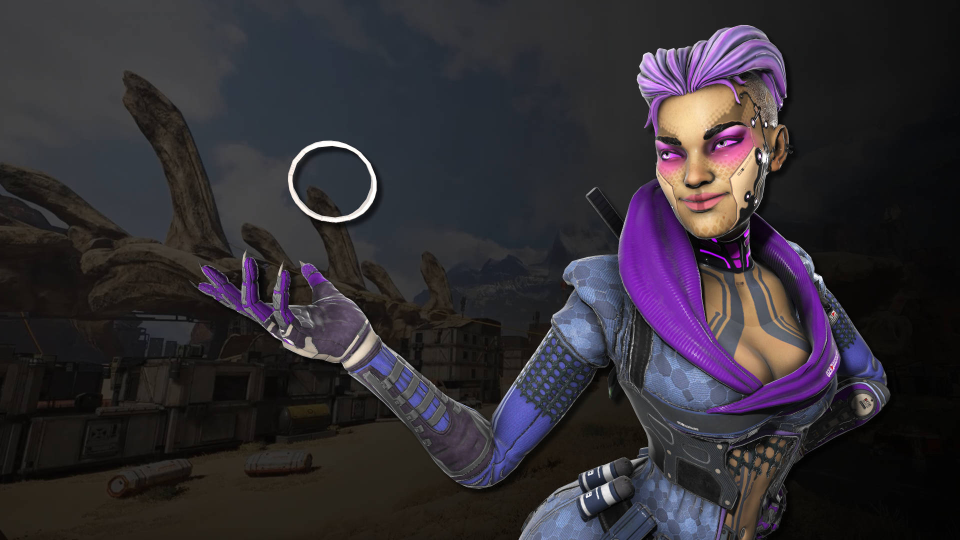 Download Purple Reign Skin Apex Legends Loba Wallpaper | Wallpapers.com