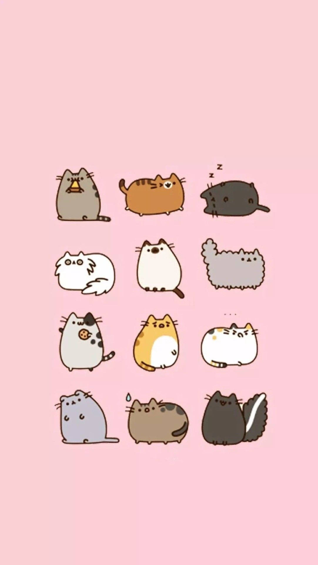 Pusheen And Friends Background