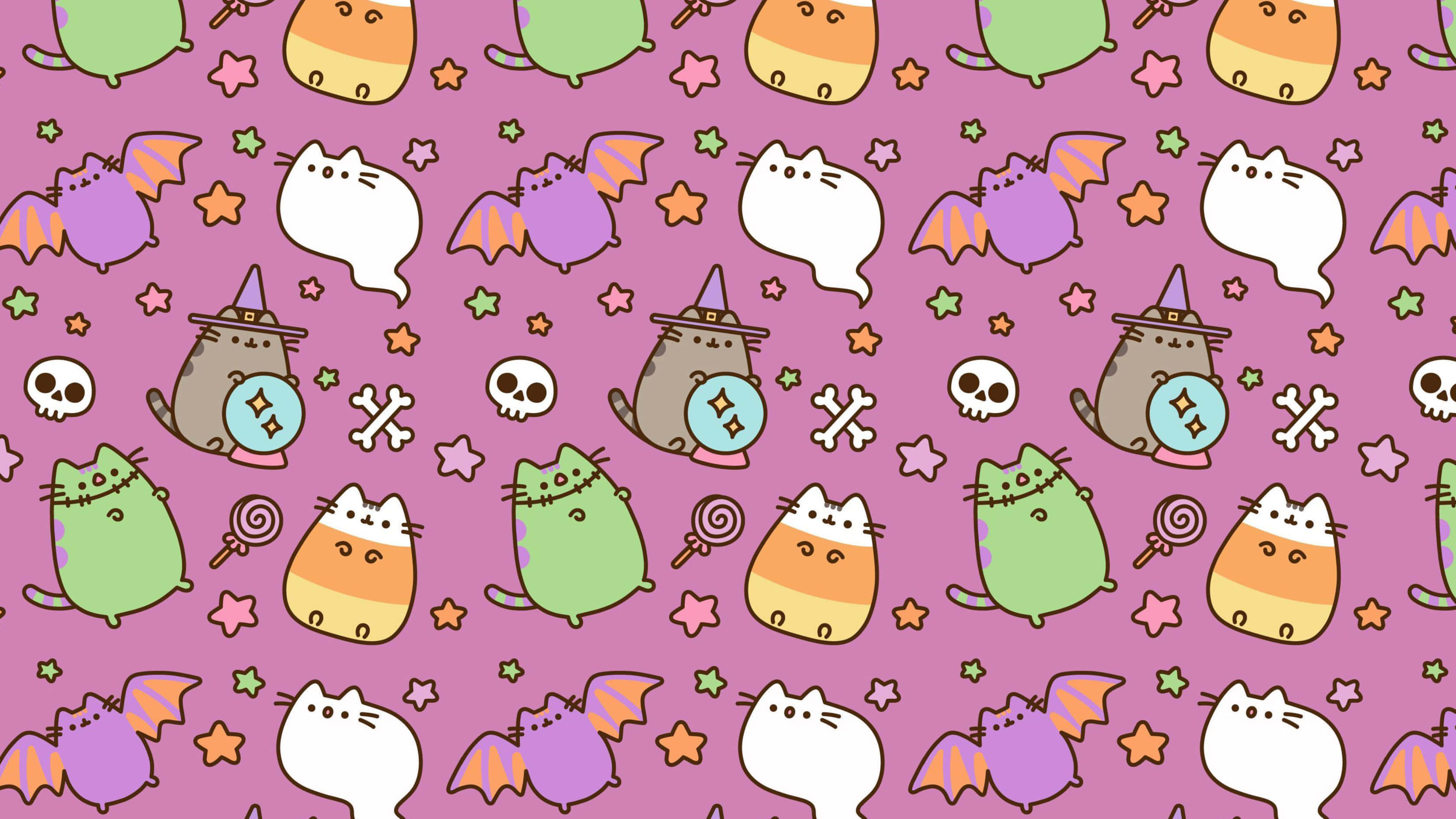 Download Pusheen the Cat Surfing the Web On the PC Wallpaper ...