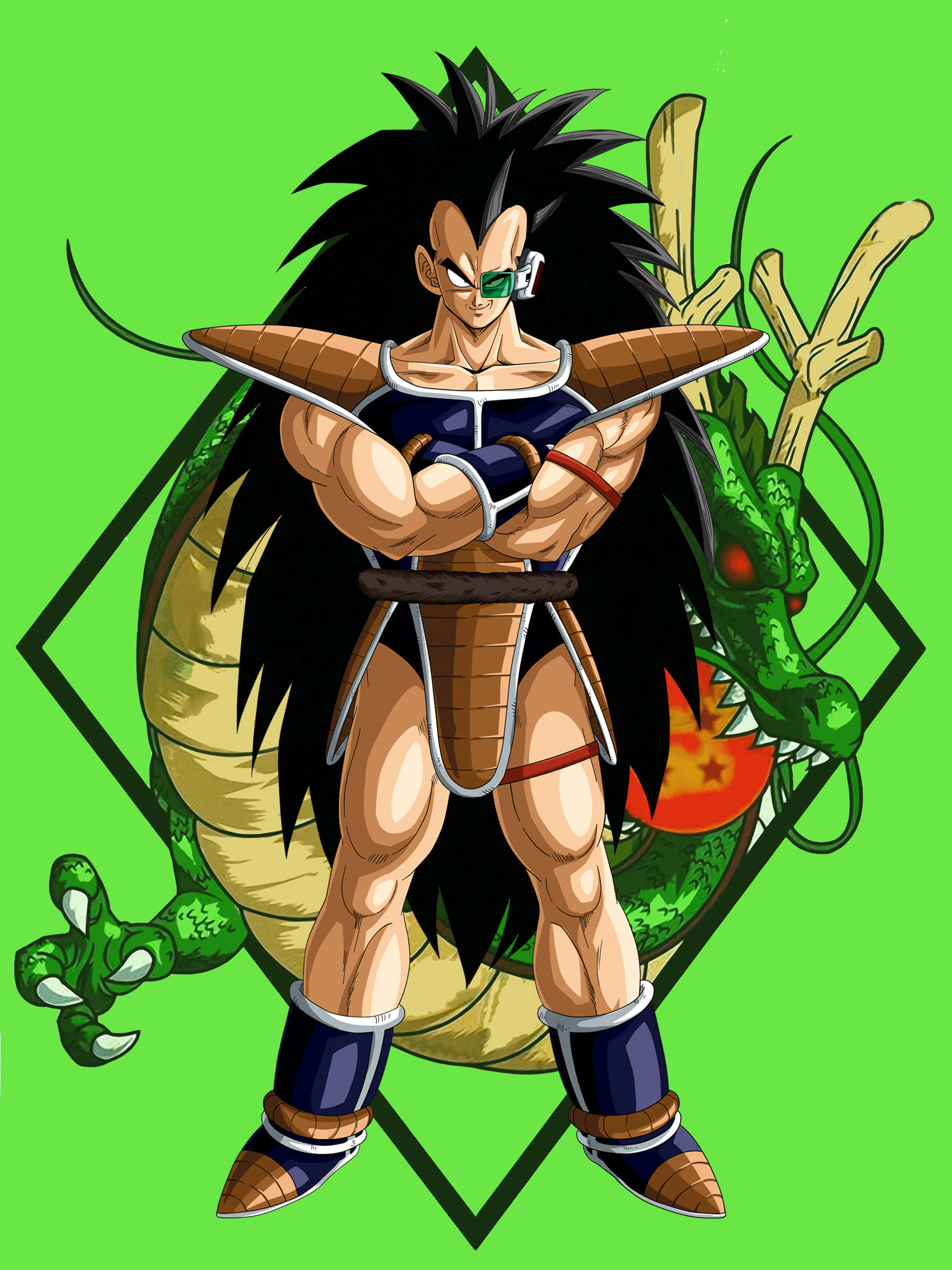 Download Raditz – the Saiyan Warrior Who Faced Goku Wallpaper ...