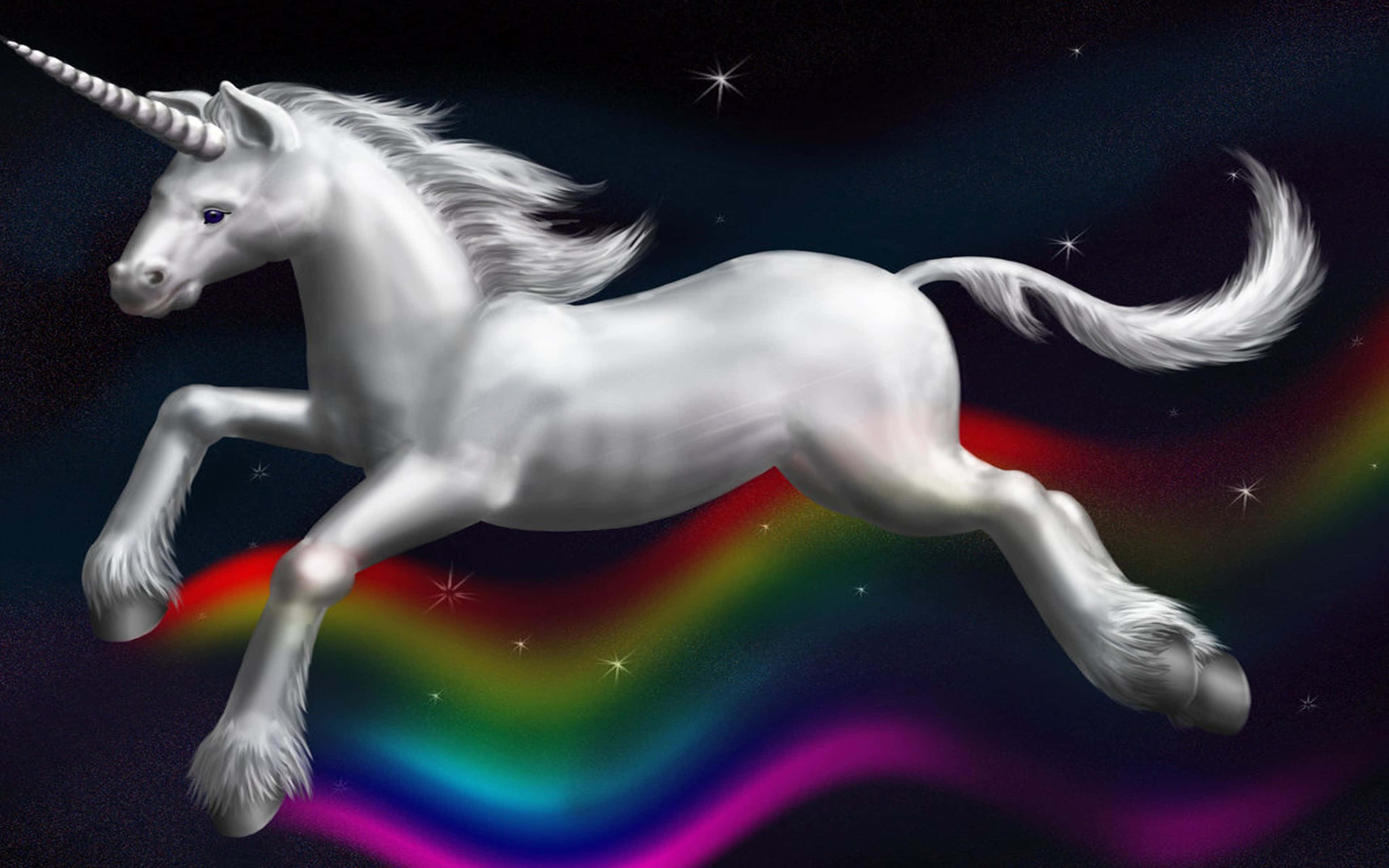 Download Rainbow Unicorn Pictures | Wallpapers.com