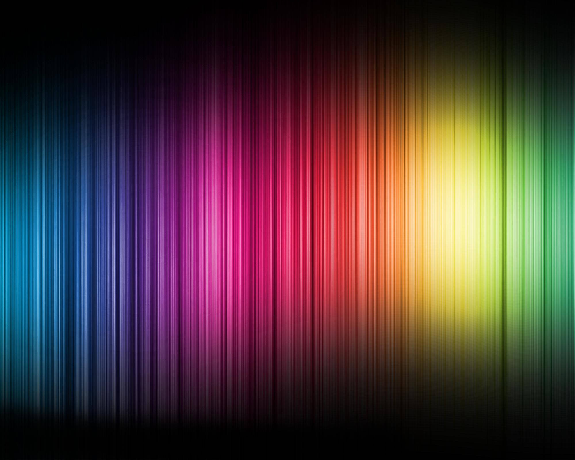 Rainbow Vignette Color Background