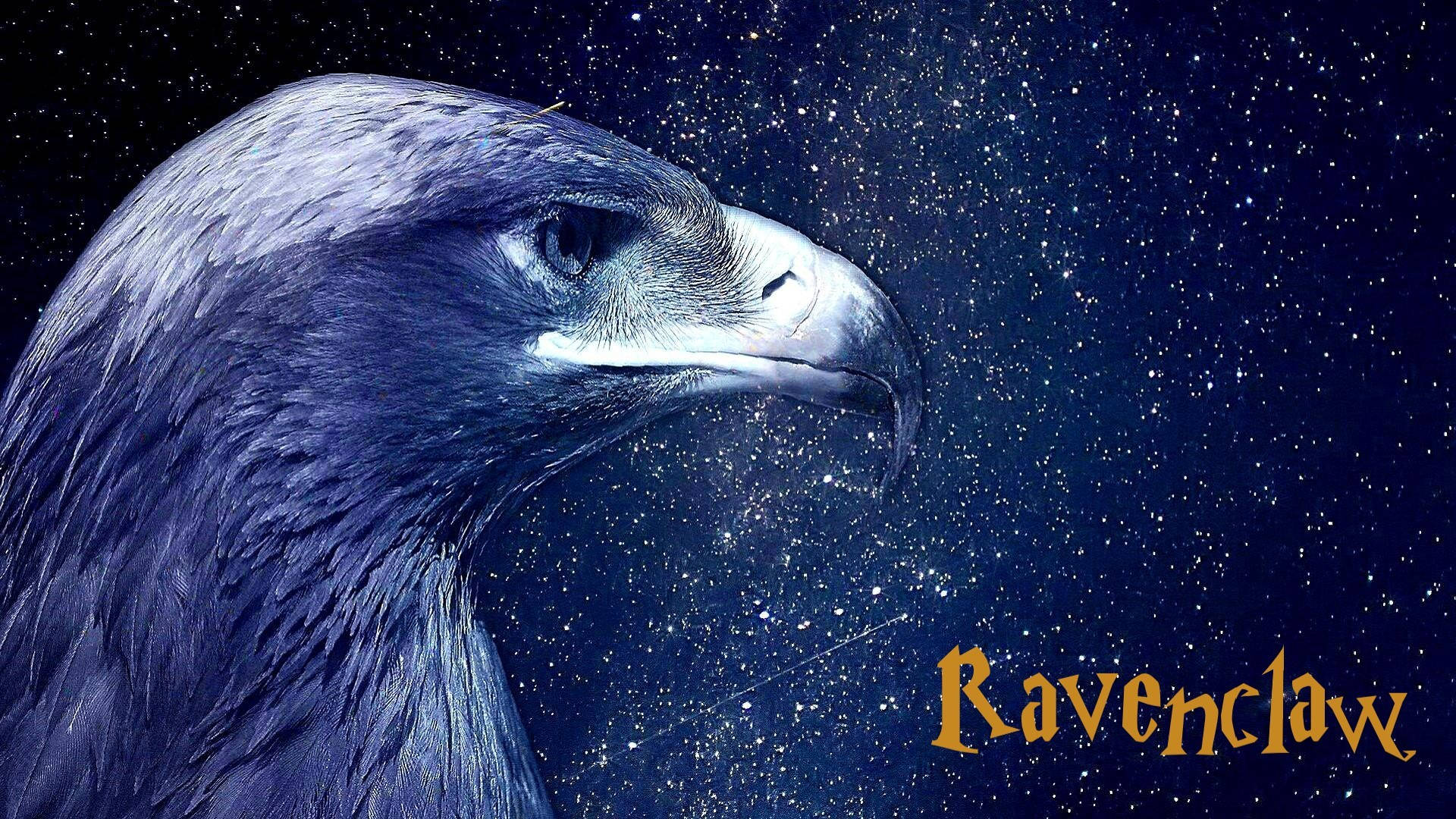 Ravenclaw Galaxy Magic Art Background