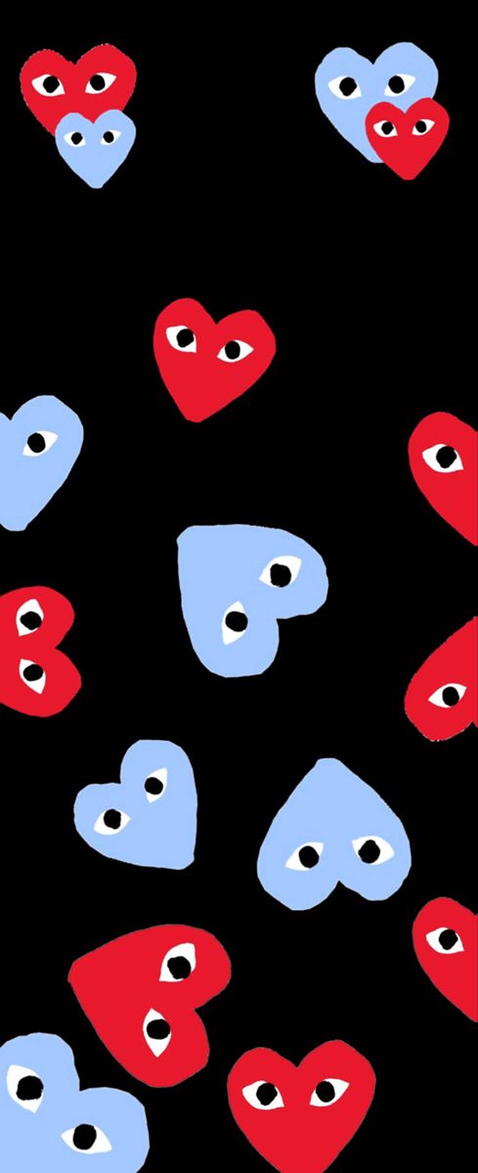 Download Red And Blue Cdg Wallpaper | Wallpapers.com