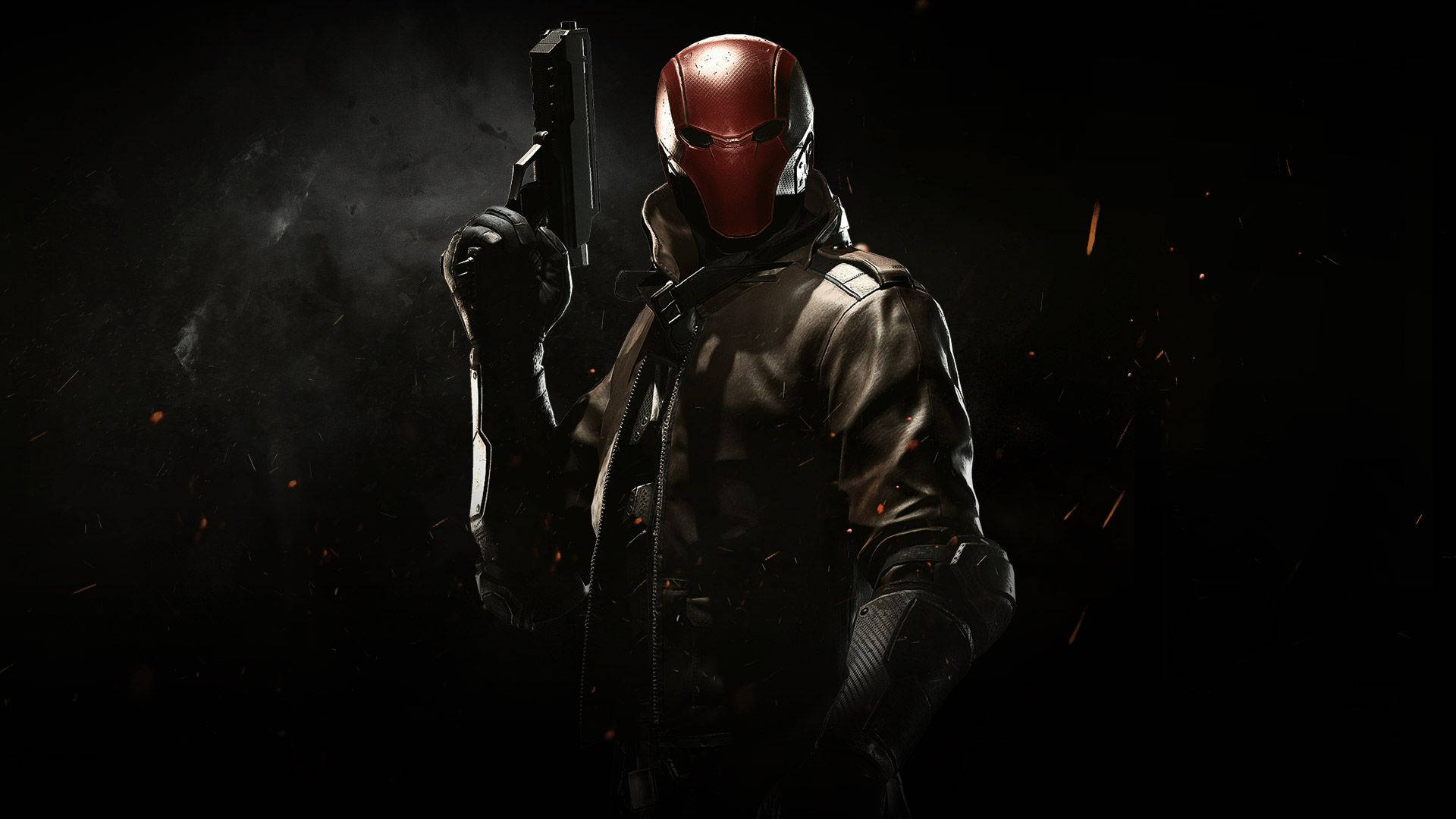 Red Hood In Injustice Background