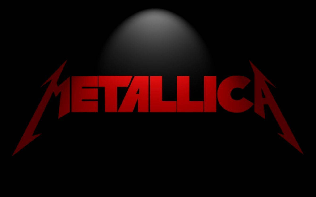 Red Minimalist Metallica Background