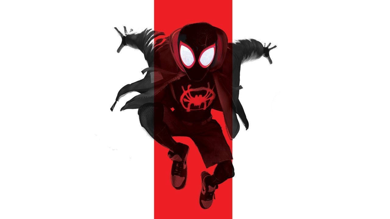 Red Shadow Miles Morales Background
