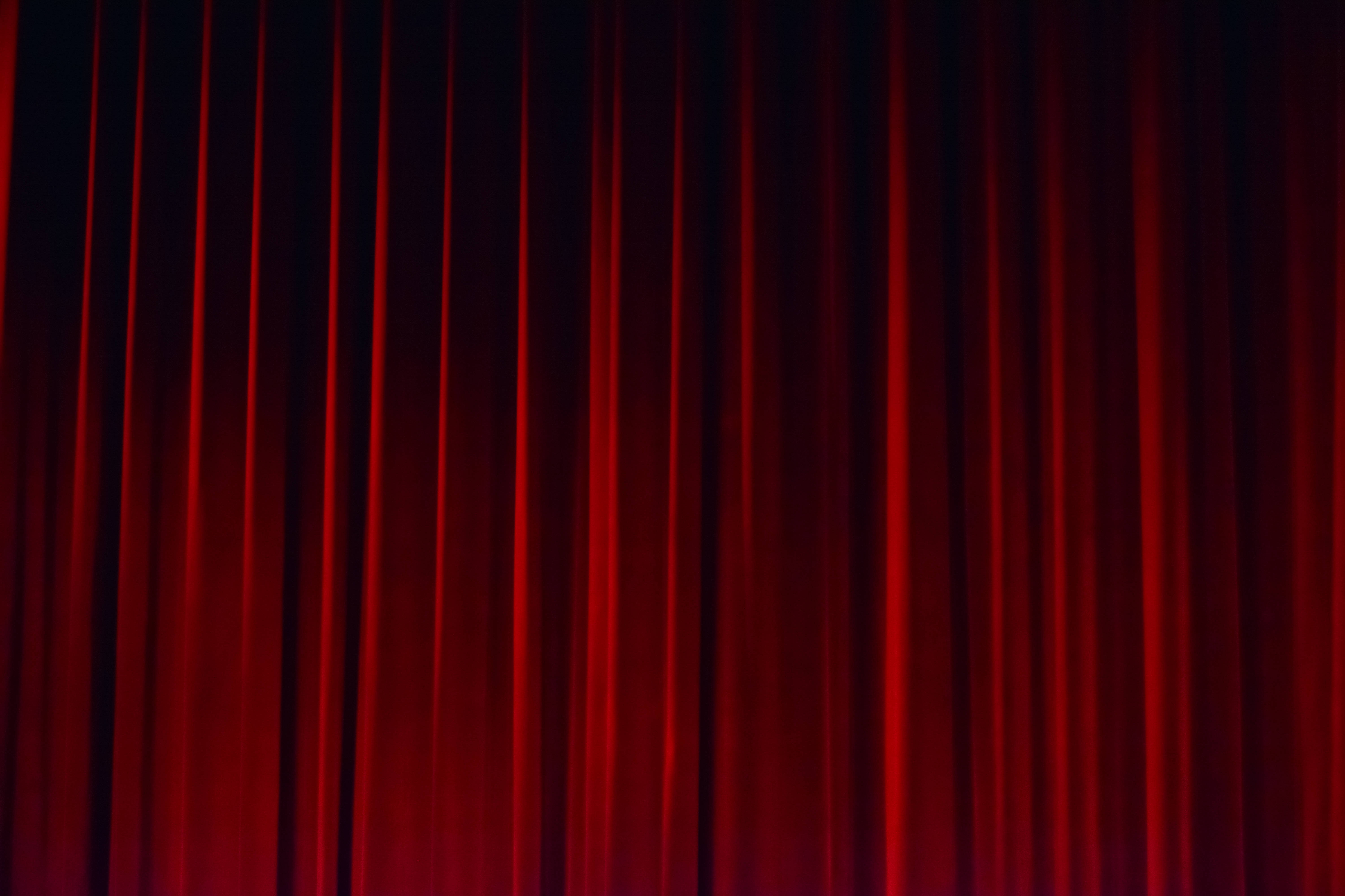 Download Red Theatre Curtains Wallpaper 