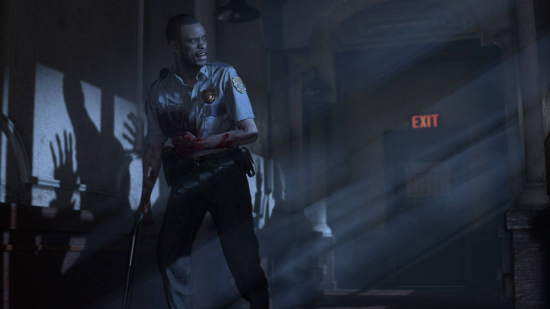 Resident Evil 2 Wounded Marvin Branagh Background