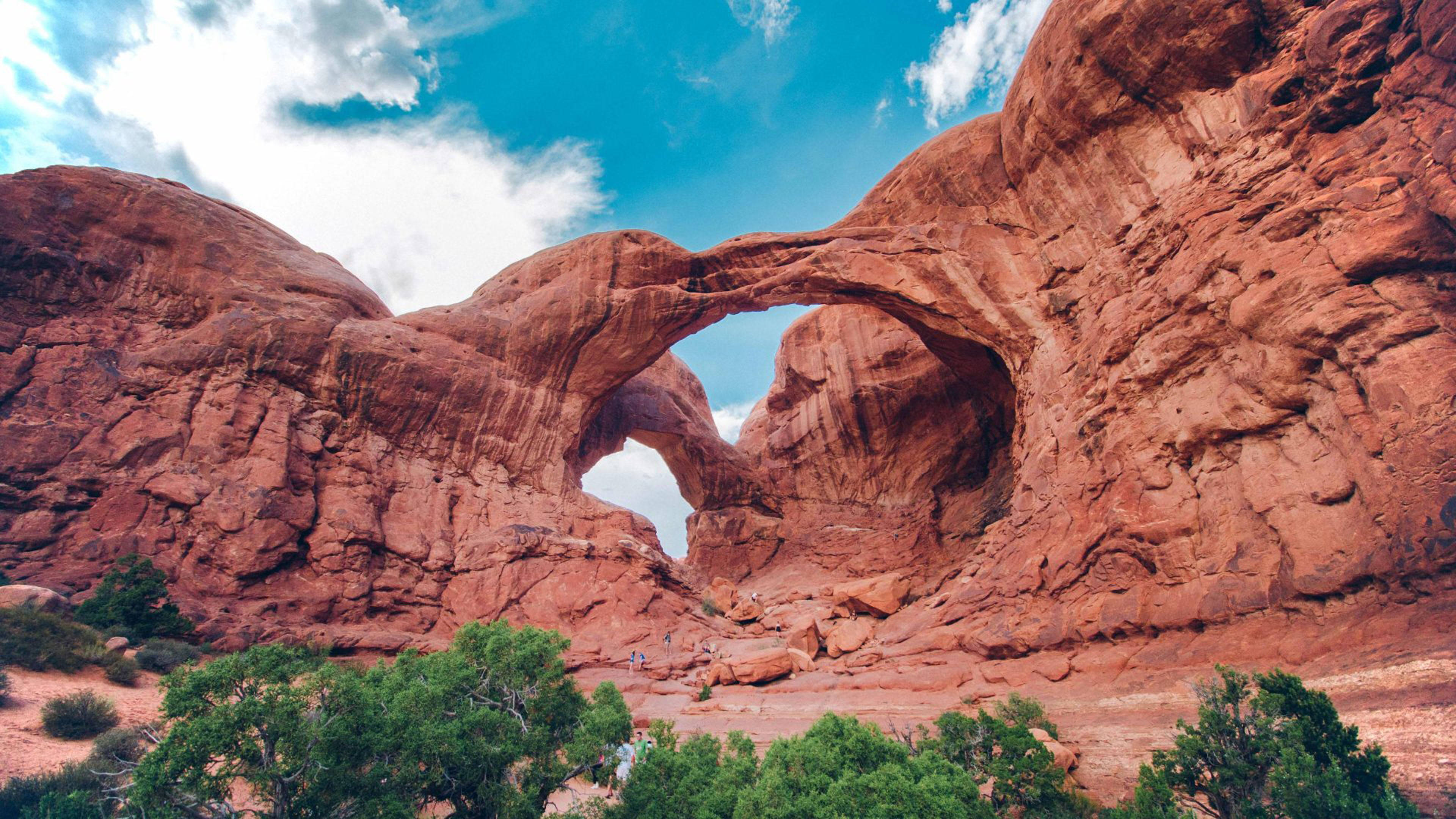 Download Rock Formation At Arches National Park Wallpaper | Wallpapers.com