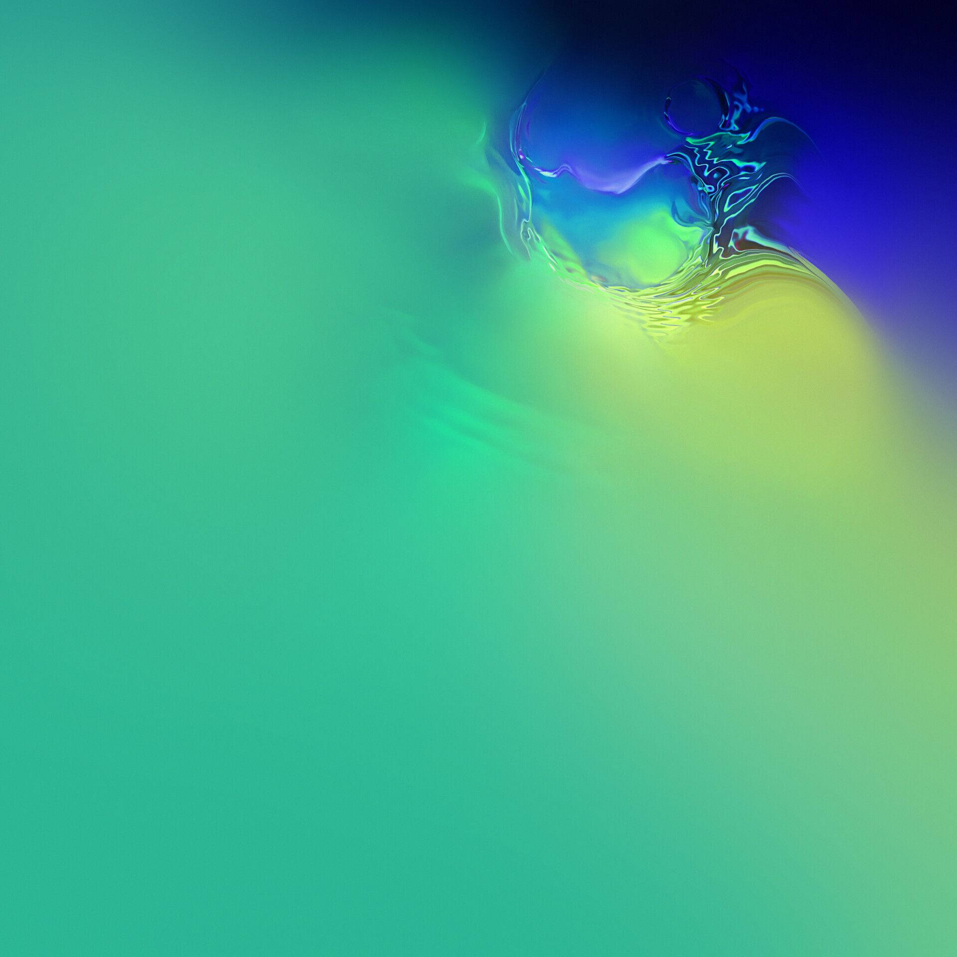 S10 Blue Green Gradient Cover Background