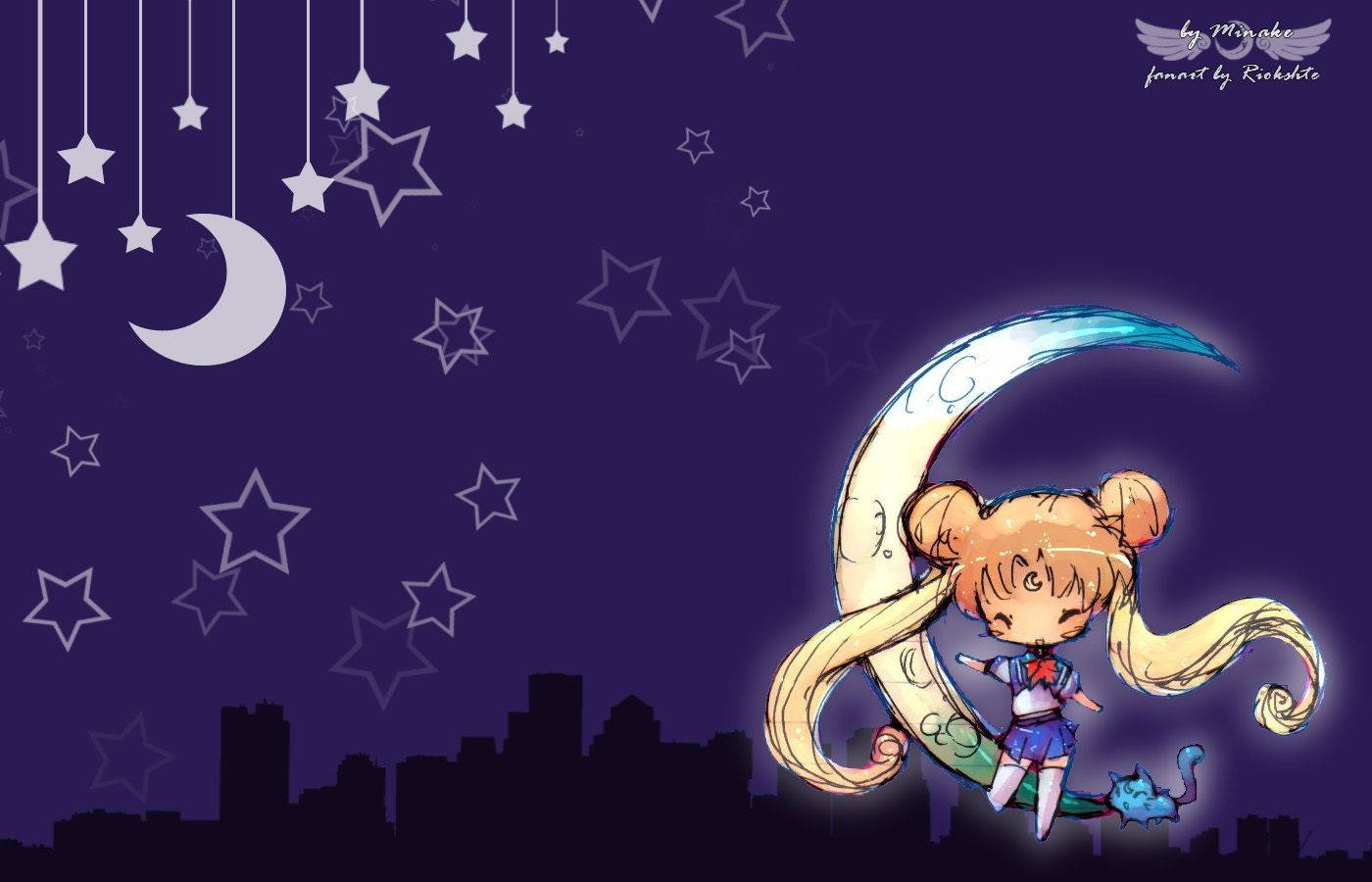 Sailor Moon Chibi Art Background