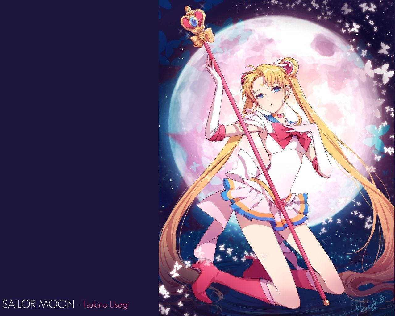 Sailor Moon Digital Art Background