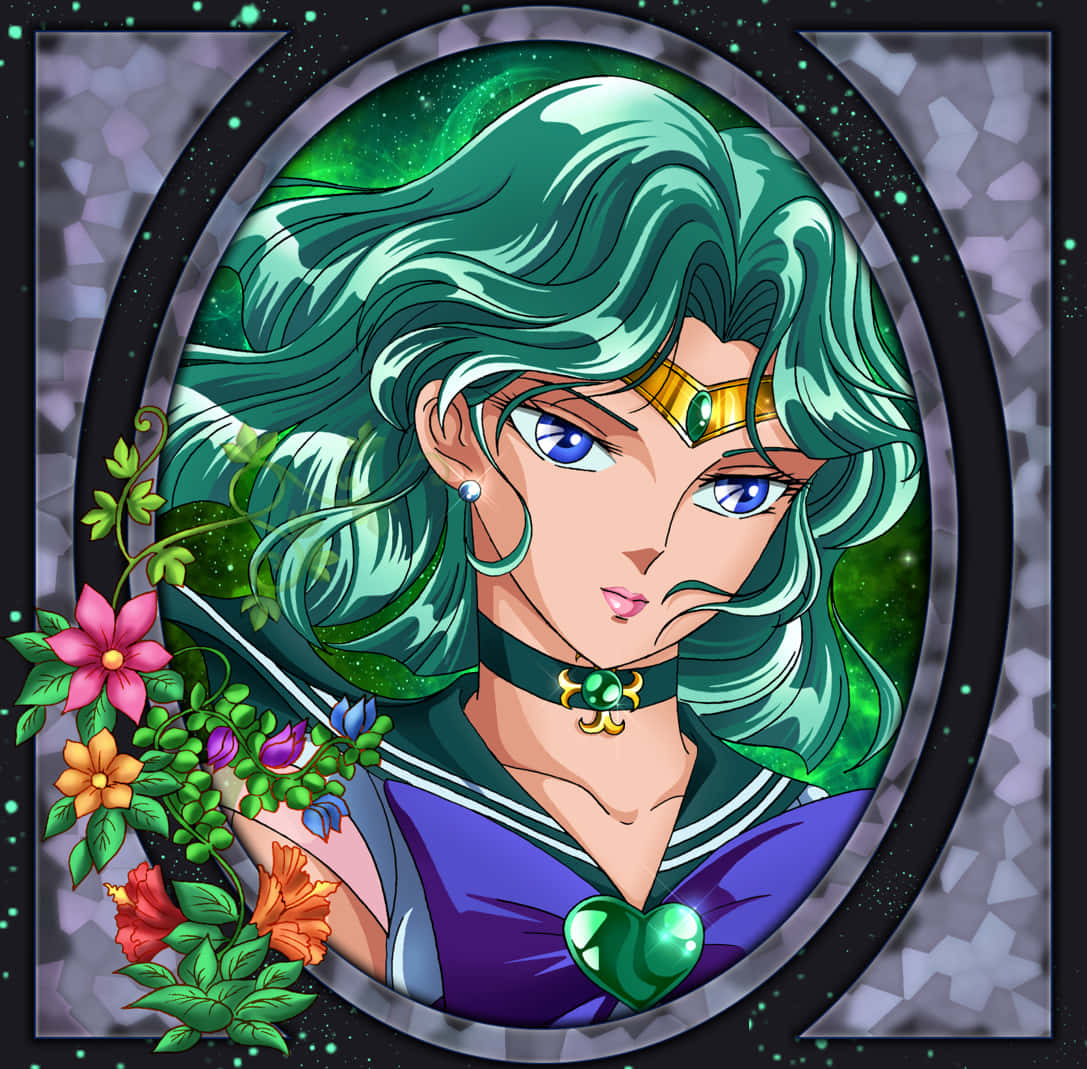 Download Sailor Neptune Standing in the Serene Ocean Wallpaper ...