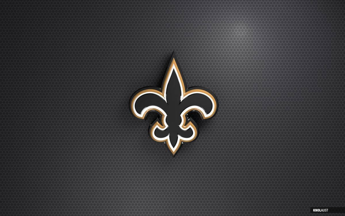 Saints Logo With Glowing Outline Background