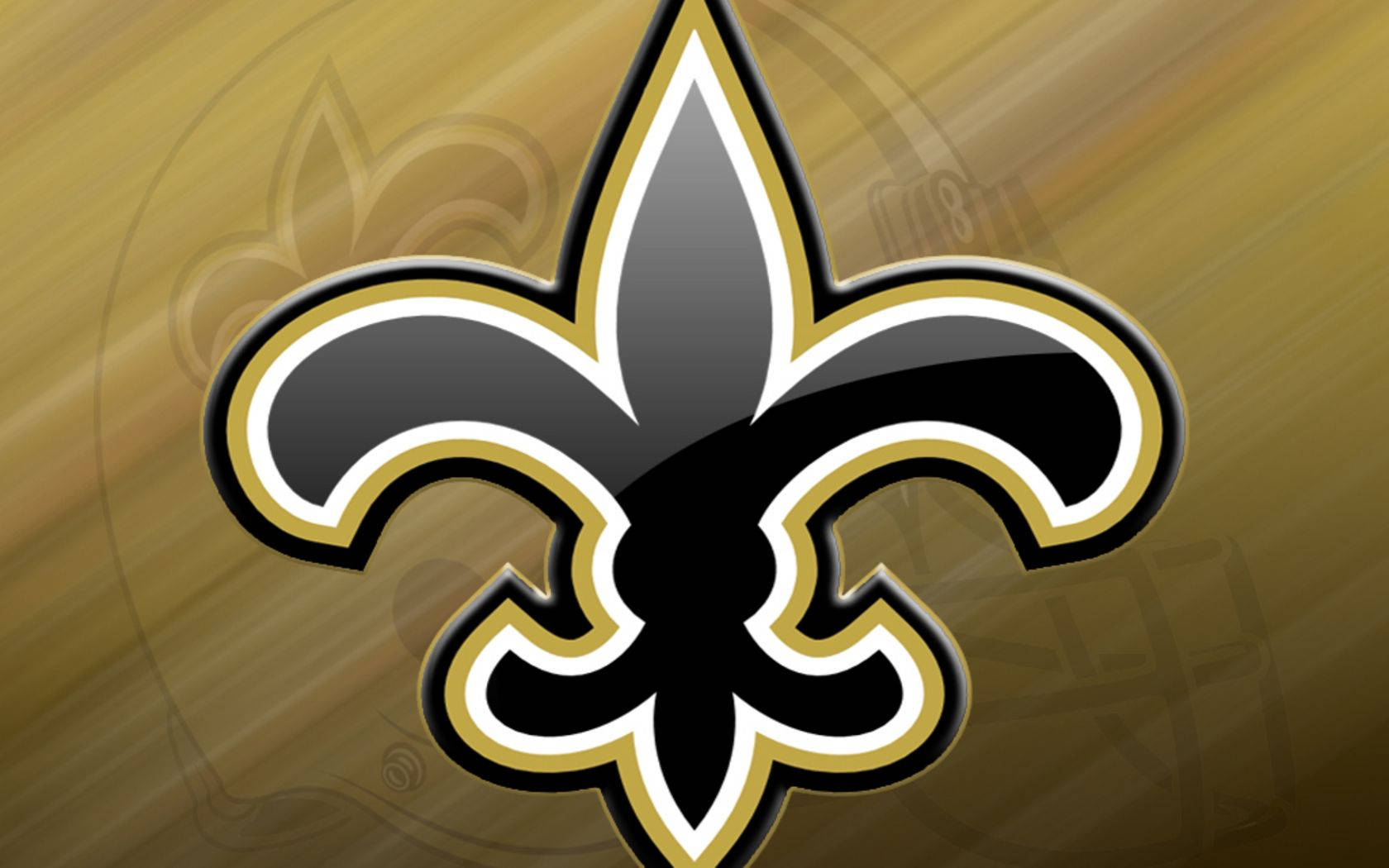 Saints Logo With Helmet Background Background
