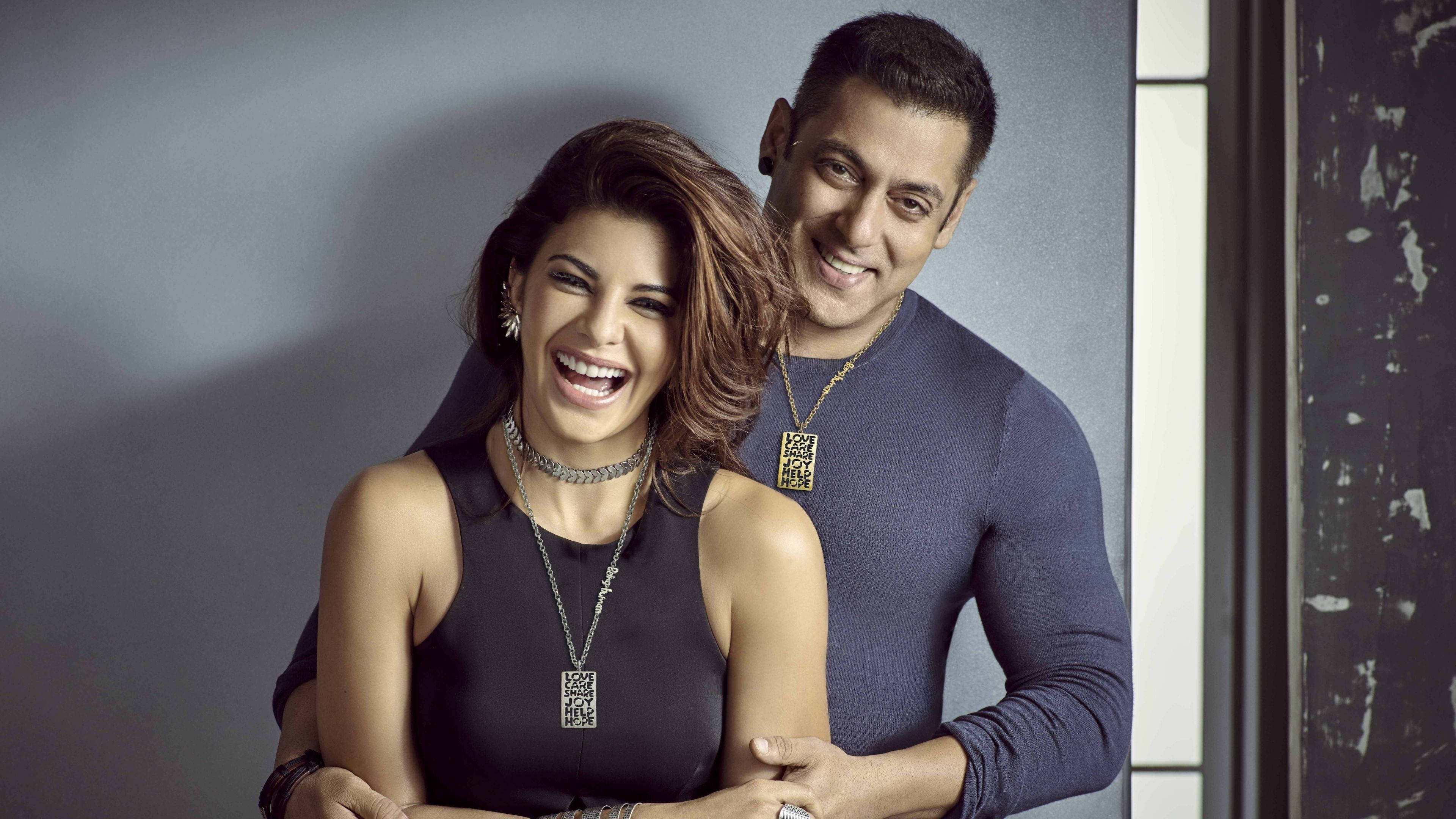 Download Salman Khan With Jacqueline Fernandez Hd Wallpaper 