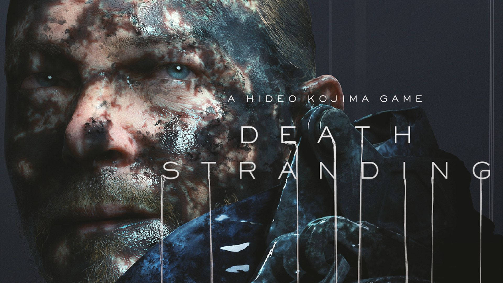 Sam Covered With Tar Death Stranding Background