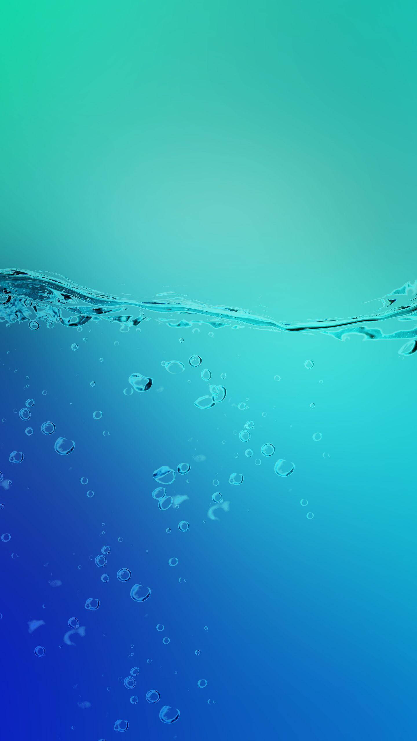 Download Samsung Galaxy S7 Edge Water Bubbles Wallpaper 