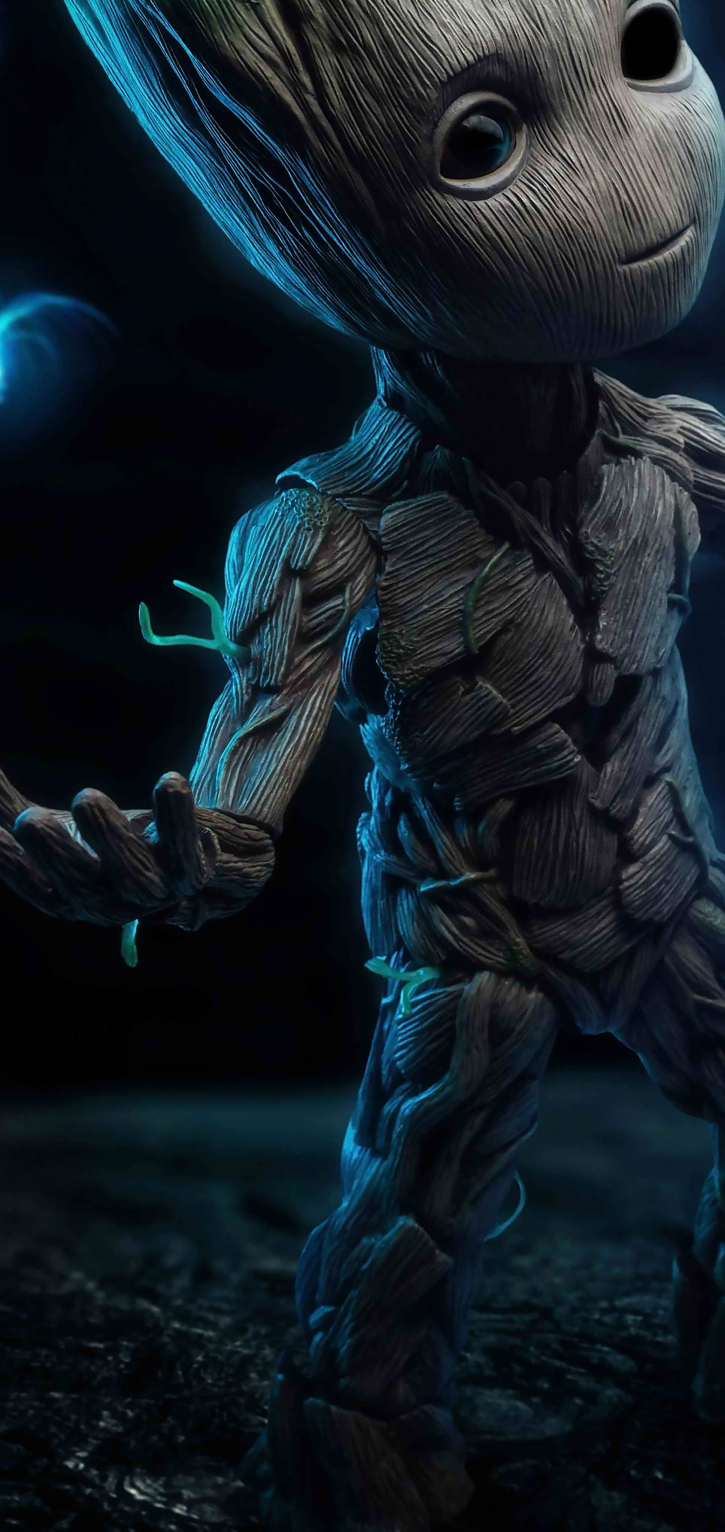 Samsung S10 Little Groot Cover Background
