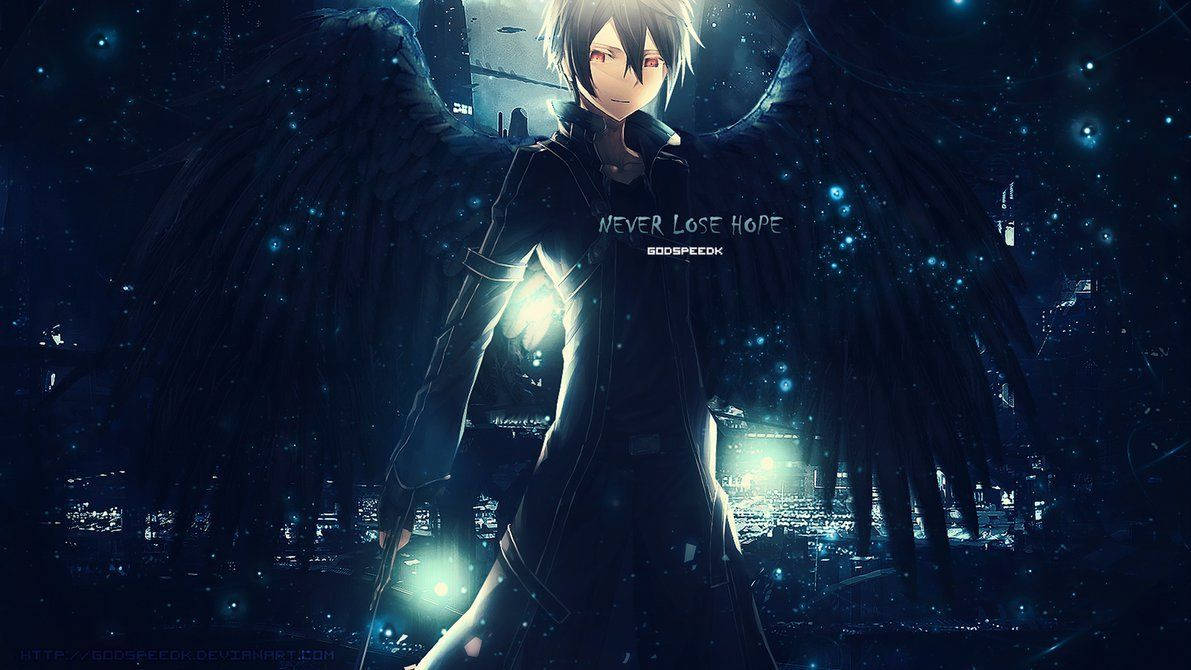Sao Kirito Dark Angel Background