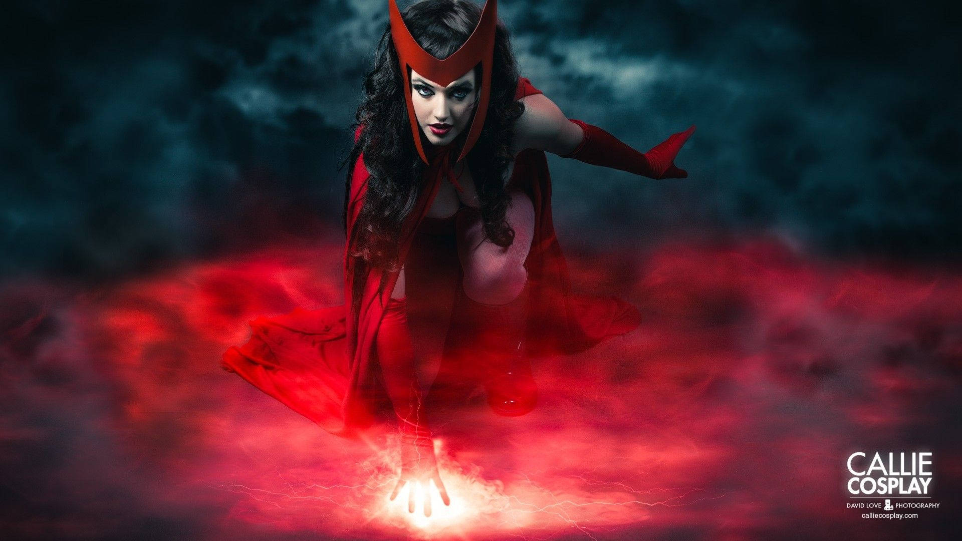 Scarlet Witch Cosplay Background