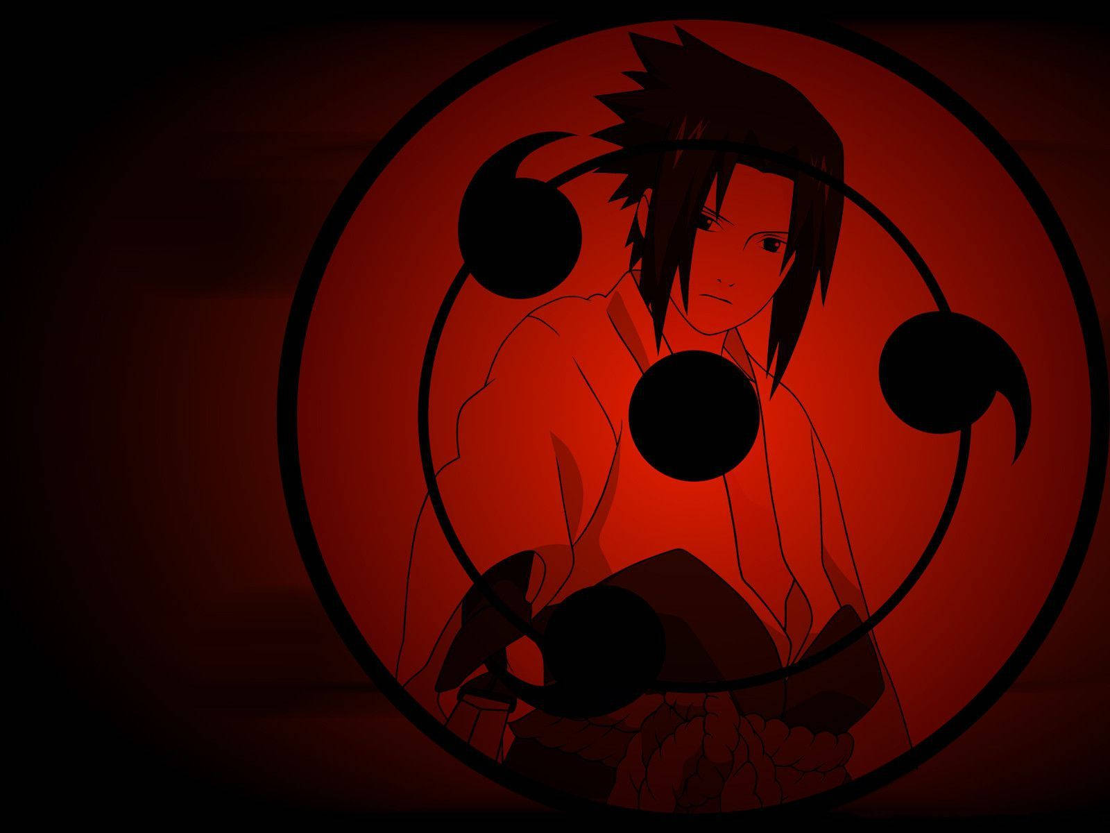Sharingan Sasuke Uchiha Fan Art Background