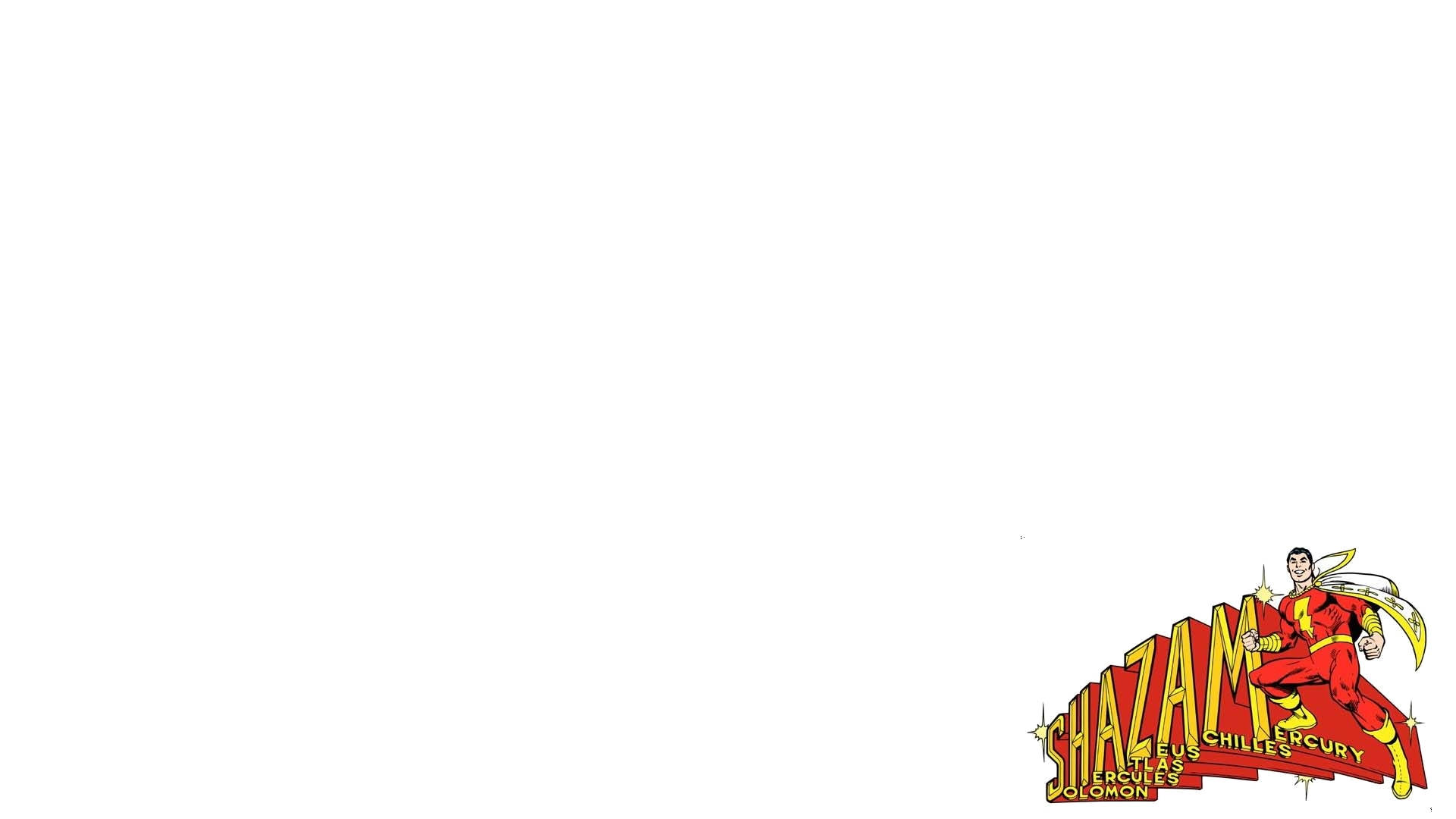 Shazam Superhero Cartoon Character Background