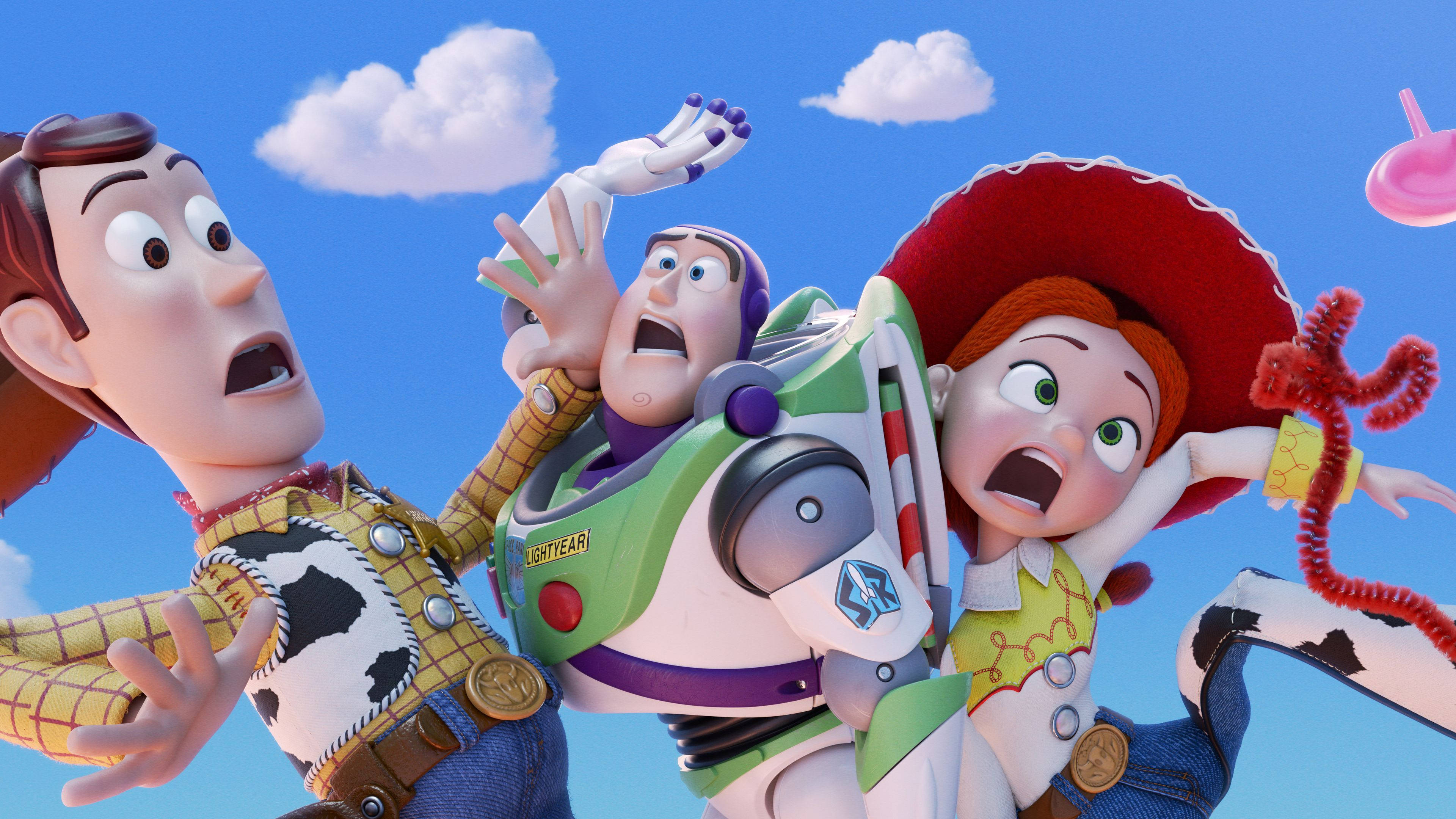 Silly Toy Story 4 Goofy Characters Background