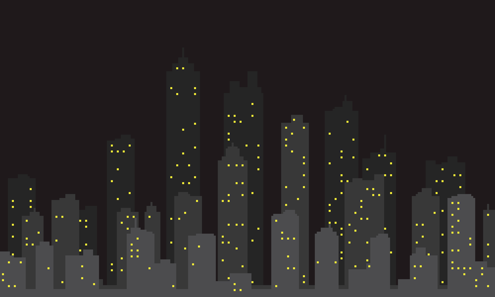 Simple City Outline Background