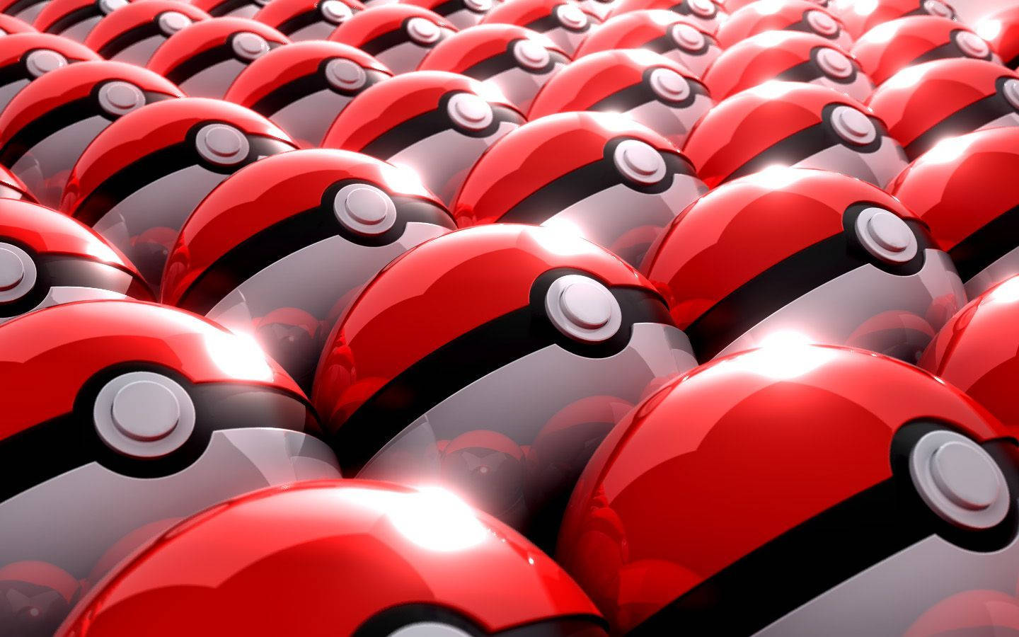 Simple Classic Pokeball Background