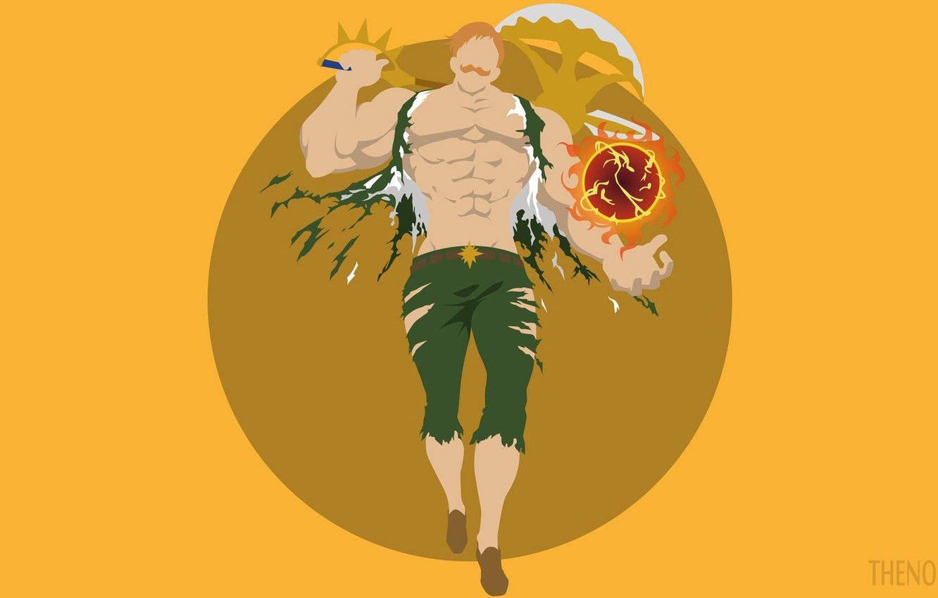 Simple Escanor Layout Background