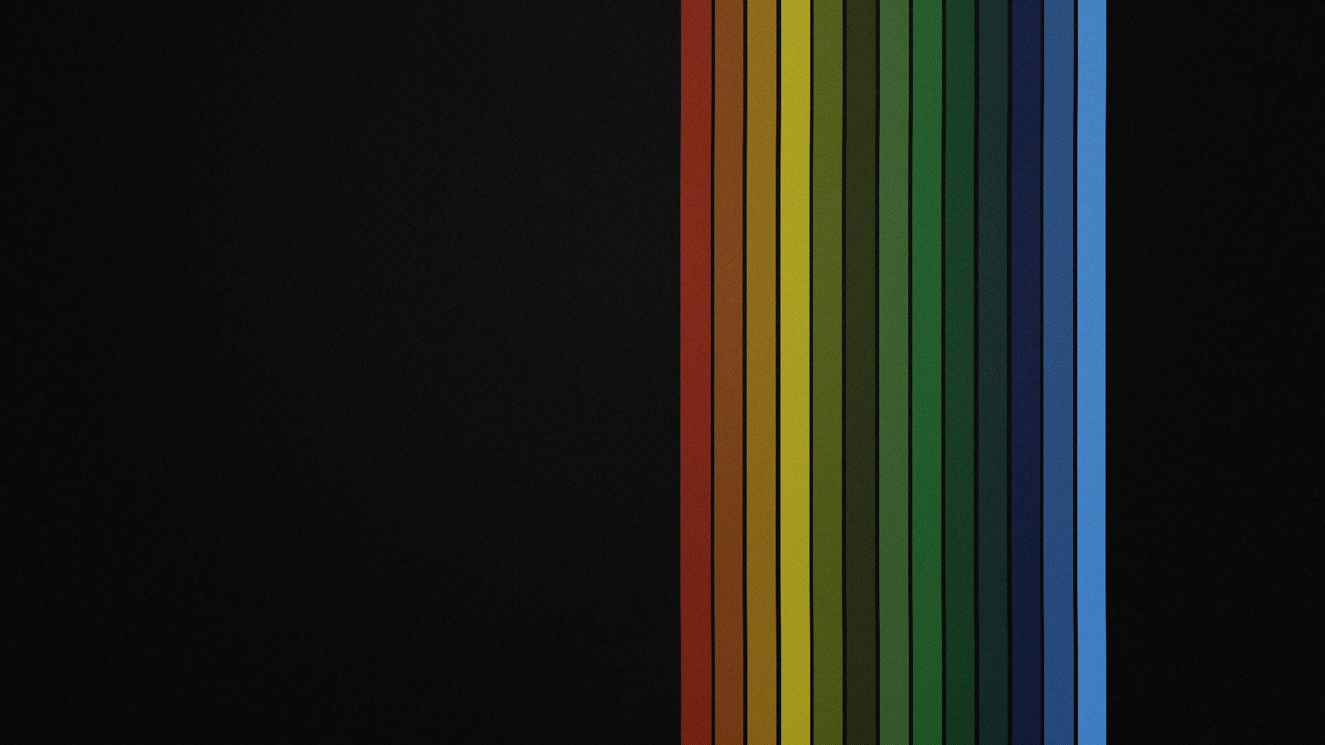 Simple Rainbow Lines Background
