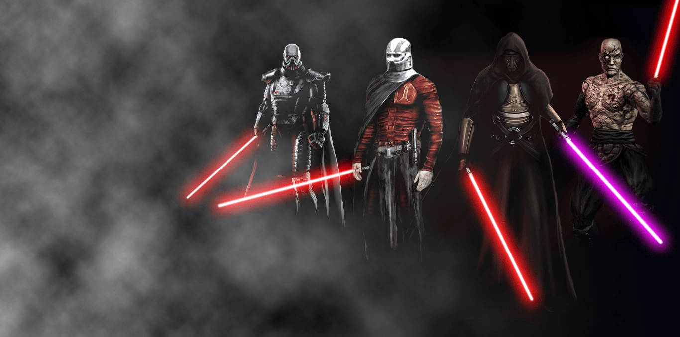 Sith Lords In Black Background
